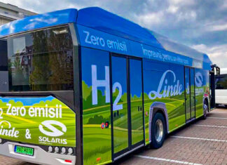 Un autobuz alimentat cu hidrogen, în teste pe liniile ETA din Râmnicu Vâlcea